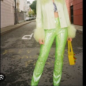 Sakspotts Green Lissi Pants